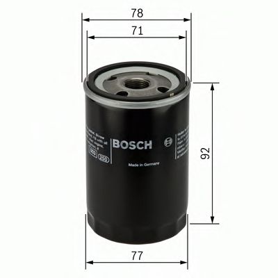 BOSCH F026407017 Масляный фильтр для FORD