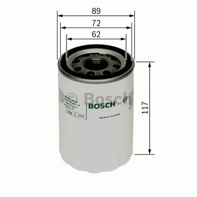 BOSCH F026407018 Масляный фильтр BOSCH для HYUNDAI