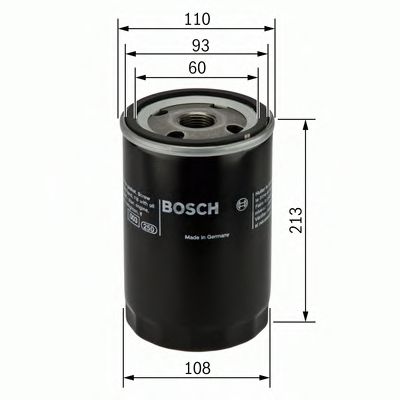 BOSCH F026407049 Масляный фильтр для IVECO TURBOTECH