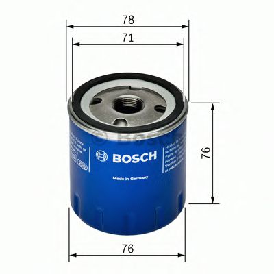BOSCH F026407078 Масляный фильтр BOSCH для VOLVO S80