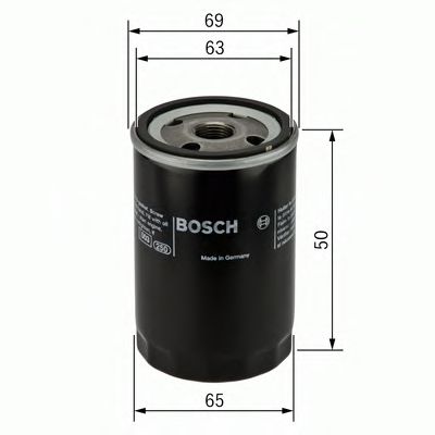 BOSCH F026407089 Масляный фильтр BOSCH для SMART