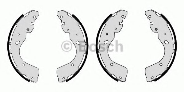 BOSCH F026008016 Тормозные колодоки 