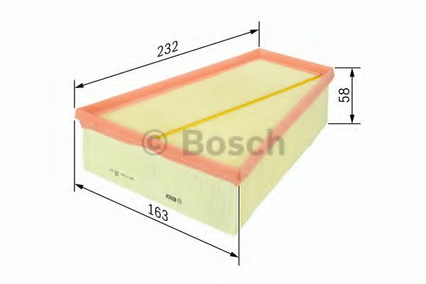 BOSCH F026400126 Воздушный фильтр для RENAULT KOLEOS