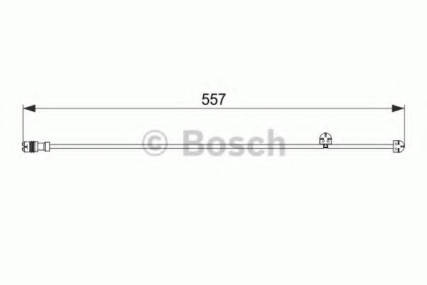 BOSCH 1987474555 Скобы тормозных колодок для PORSCHE