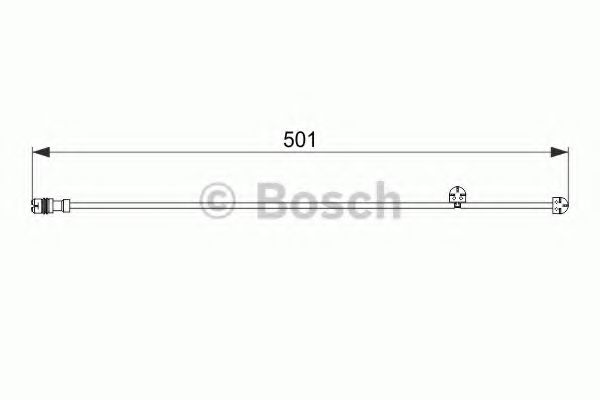 BOSCH 1987474556 Скобы тормозных колодок для PORSCHE