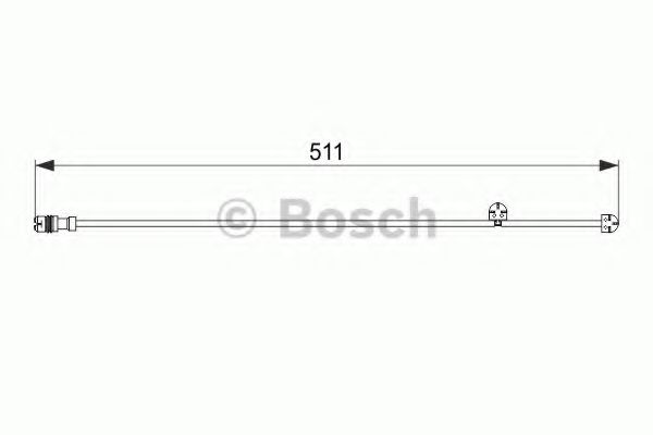 BOSCH 1987474557 Скобы тормозных колодок для PORSCHE