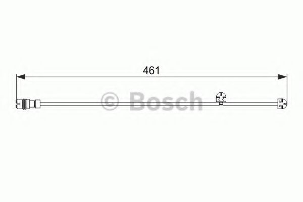BOSCH 1987474558 Скоба тормозного суппорта для PORSCHE CAYMAN