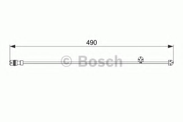 BOSCH 1987474560 Тормозные колодки BOSCH для PORSCHE