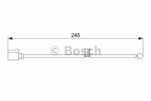 BOSCH 1987474563 Датчик износа тормозных колодок для AUDI