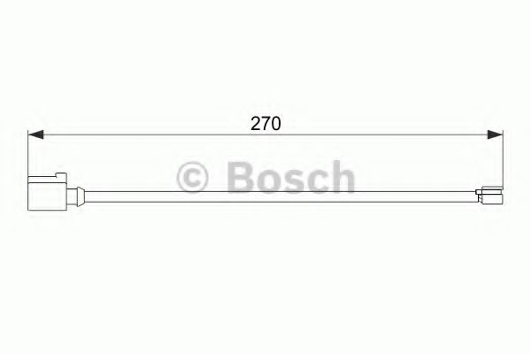 BOSCH 1987474564 Скобы тормозных колодок для PORSCHE
