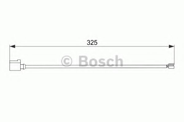 BOSCH 1987474567 Тормозные колодки BOSCH для VOLKSWAGEN