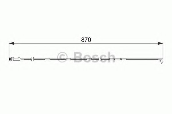 BOSCH 1987474578 Датчик износа тормозных колодок для OPEL