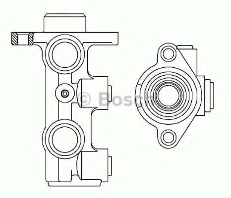 BOSCH F026003351 Главный тормозной цилиндр  BOSCH F026003351 Главный тормозной цилиндр