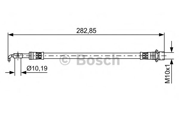 BOSCH 1987481643 Тормозной шланг для DAIHATSU