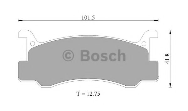 0 986 505 356 BOSCH Тормозные колодки 0 986 505 356 BOSCH Тормозные колодки