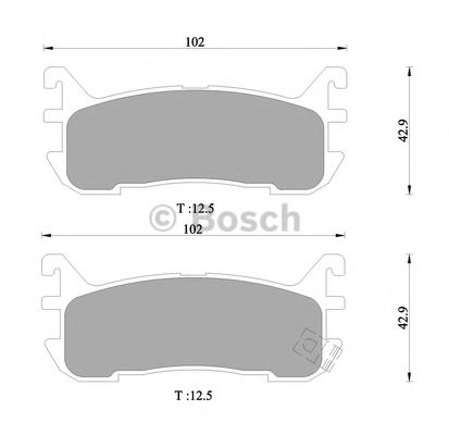 0 986 505 692 BOSCH Тормозные колодки 0 986 505 692 BOSCH Тормозные колодки