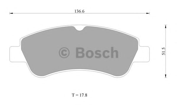 0 986 AB1 062 BOSCH Тормозные колодки 0 986 AB1 062 BOSCH Тормозные колодки