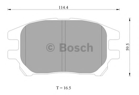 0 986 AB1 408 BOSCH Тормозные колодки 0 986 AB1 408 BOSCH Тормозные колодки