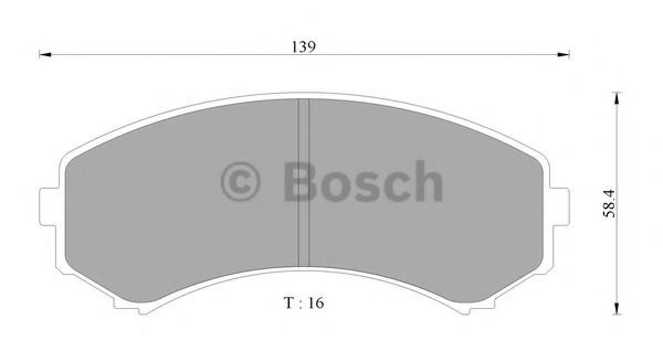 0 986 AB2 359 BOSCH Тормозные колодки 0 986 AB2 359 BOSCH Тормозные колодки