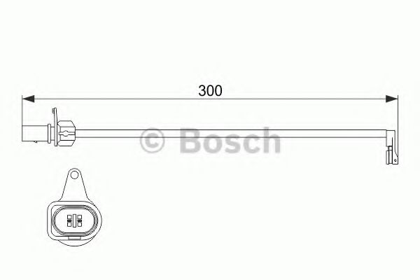 BOSCH 1987474505 Скобы тормозных колодок для AUDI Q5