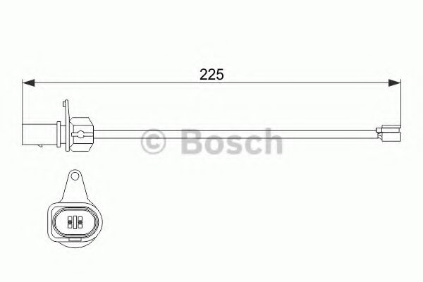 BOSCH 1987474511 Скобы тормозных колодок для AUDI R8 Spyder