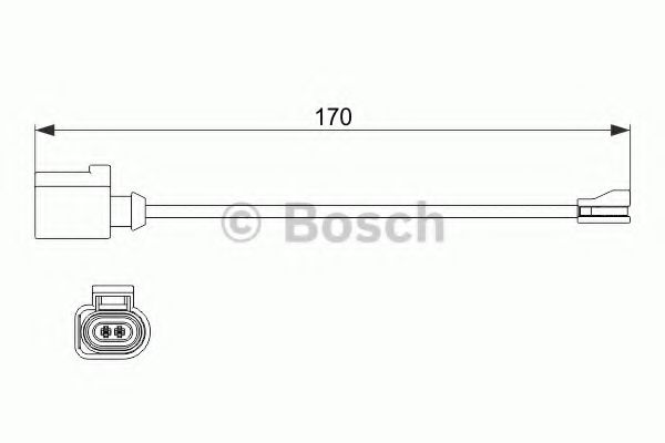 BOSCH 1987474512 Тормозные колодки BOSCH для AUDI