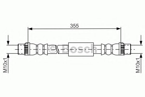 BOSCH 1987481665 Тормозной шланг для FIAT SCUDO