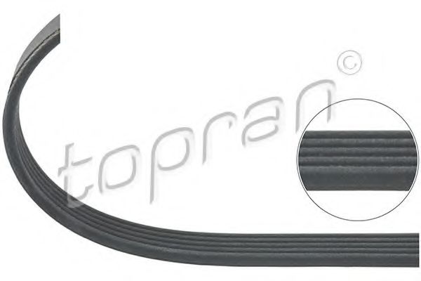 TOPRAN 202344 Ремень генератора TOPRAN для BMW