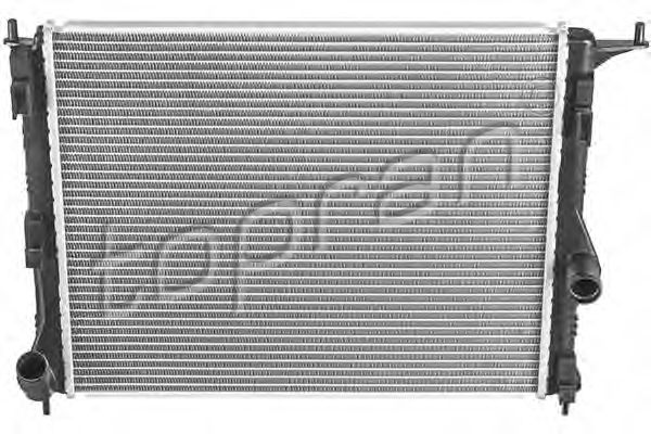 TOPRAN 700964 Радиатор охлаждения двигателя для DACIA