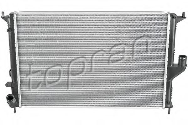 TOPRAN 700965 Радиатор охлаждения двигателя для DACIA