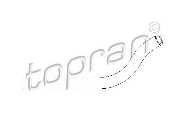 TOPRAN 100985 Патрубок вентиляции картера TOPRAN 