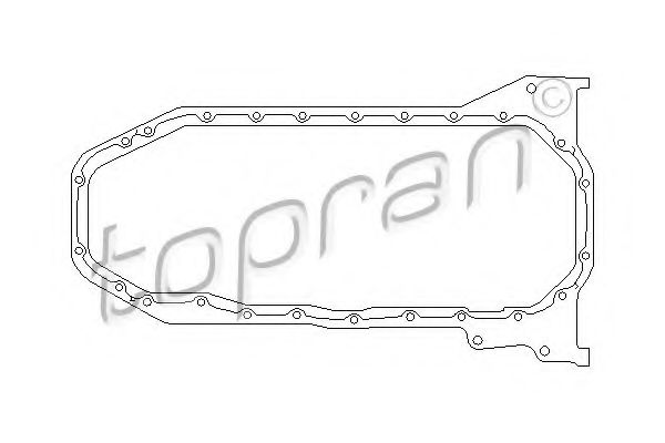TOPRAN 110955 Прокладка масляного поддона TOPRAN 