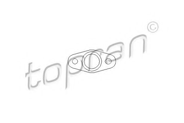 TOPRAN 111938 Прокладка турбины для VOLKSWAGEN