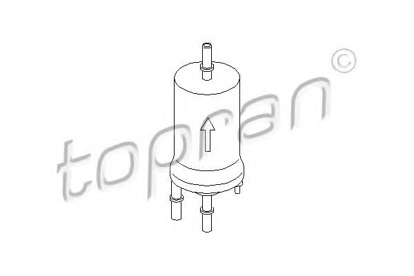 TOPRAN 112191 Топливный фильтр TOPRAN 