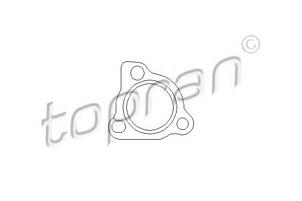 TOPRAN 109116 Прокладка турбины для SEAT