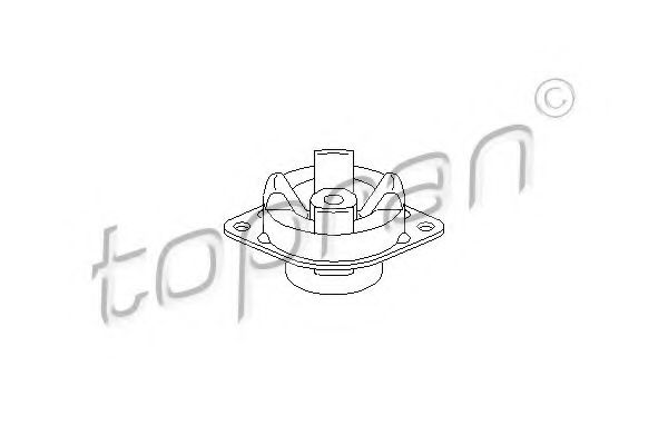 TOPRAN 103611 Подушка коробки передач (МКПП) TOPRAN 