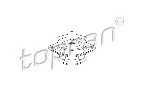 TOPRAN 108905 Подушка коробки передач (МКПП) TOPRAN 