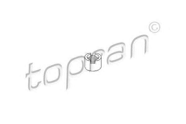TOPRAN 104149 Комплект пыльника и отбойника амортизатора TOPRAN 