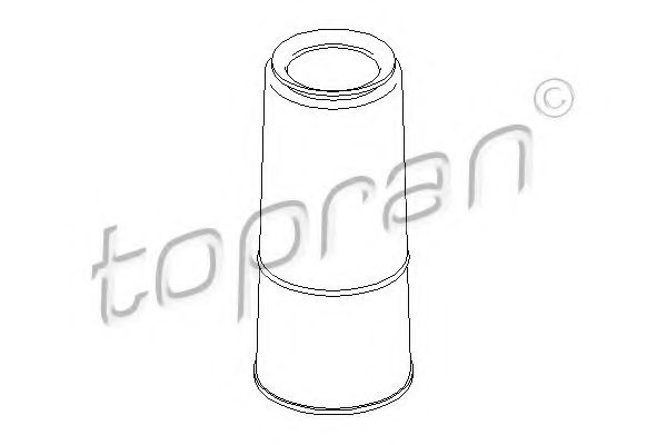 TOPRAN 104344 Комплект пыльника и отбойника амортизатора TOPRAN для AUDI