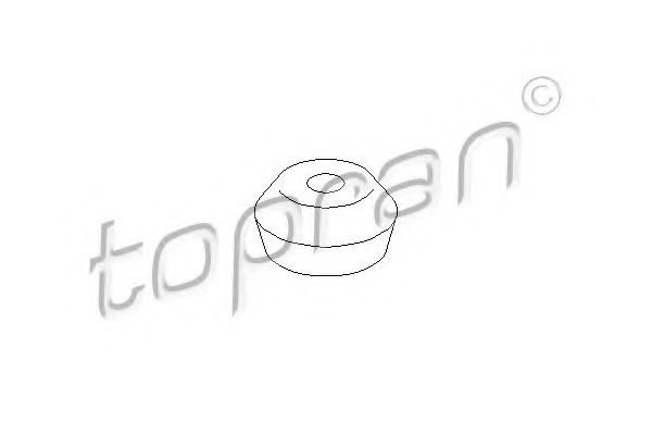 TOPRAN 107657 Опора амортизатора TOPRAN 