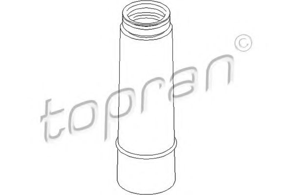TOPRAN 107650 Комплект пыльника и отбойника амортизатора TOPRAN для AUDI