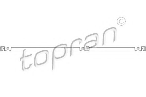TOPRAN 110395 Тормозной шланг TOPRAN для AUDI