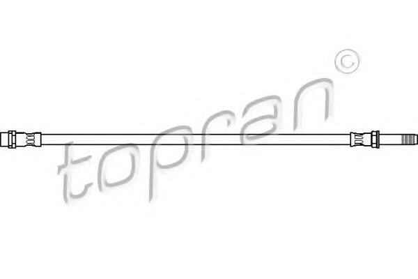 TOPRAN 109995 Тормозной шланг TOPRAN для MERCEDES-BENZ