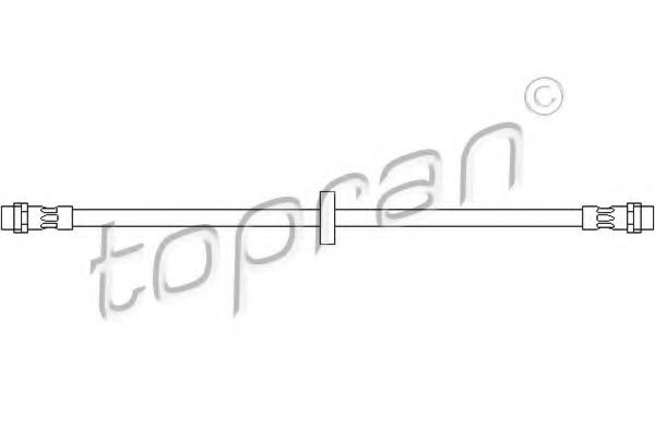 TOPRAN 103839 Тормозной шланг TOPRAN 