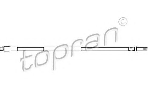 TOPRAN 111060 Тормозной шланг TOPRAN для MERCEDES-BENZ