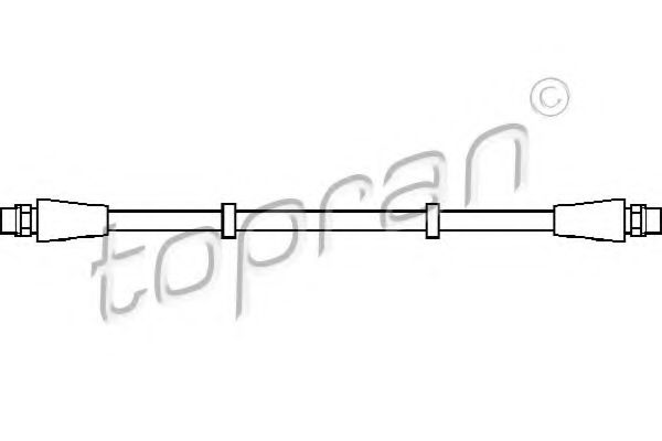 TOPRAN 110399 Тормозной шланг TOPRAN для AUDI