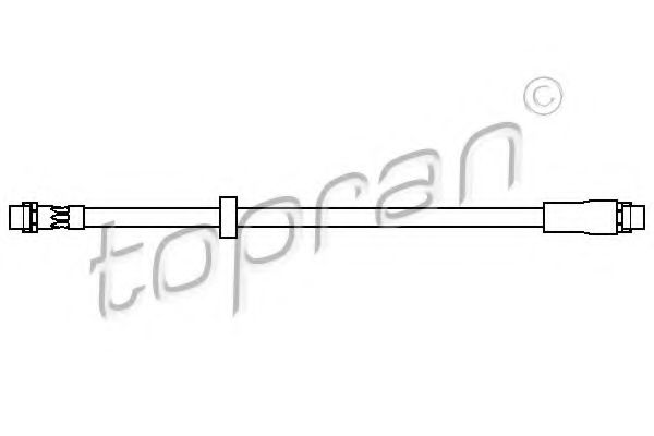 TOPRAN 110411 Тормозной шланг TOPRAN для AUDI