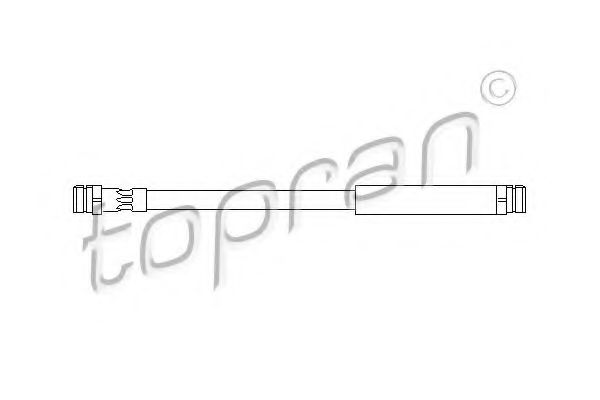 TOPRAN 110396 Тормозной шланг TOPRAN для AUDI