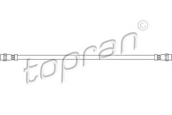 TOPRAN 110397 Тормозной шланг TOPRAN для MERCEDES-BENZ