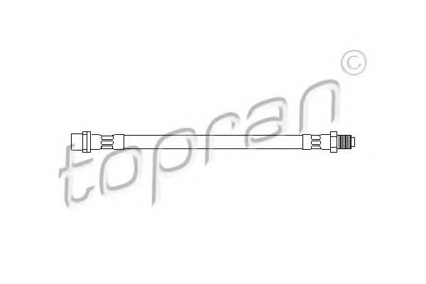 TOPRAN 104432 Тормозной шланг TOPRAN для AUDI